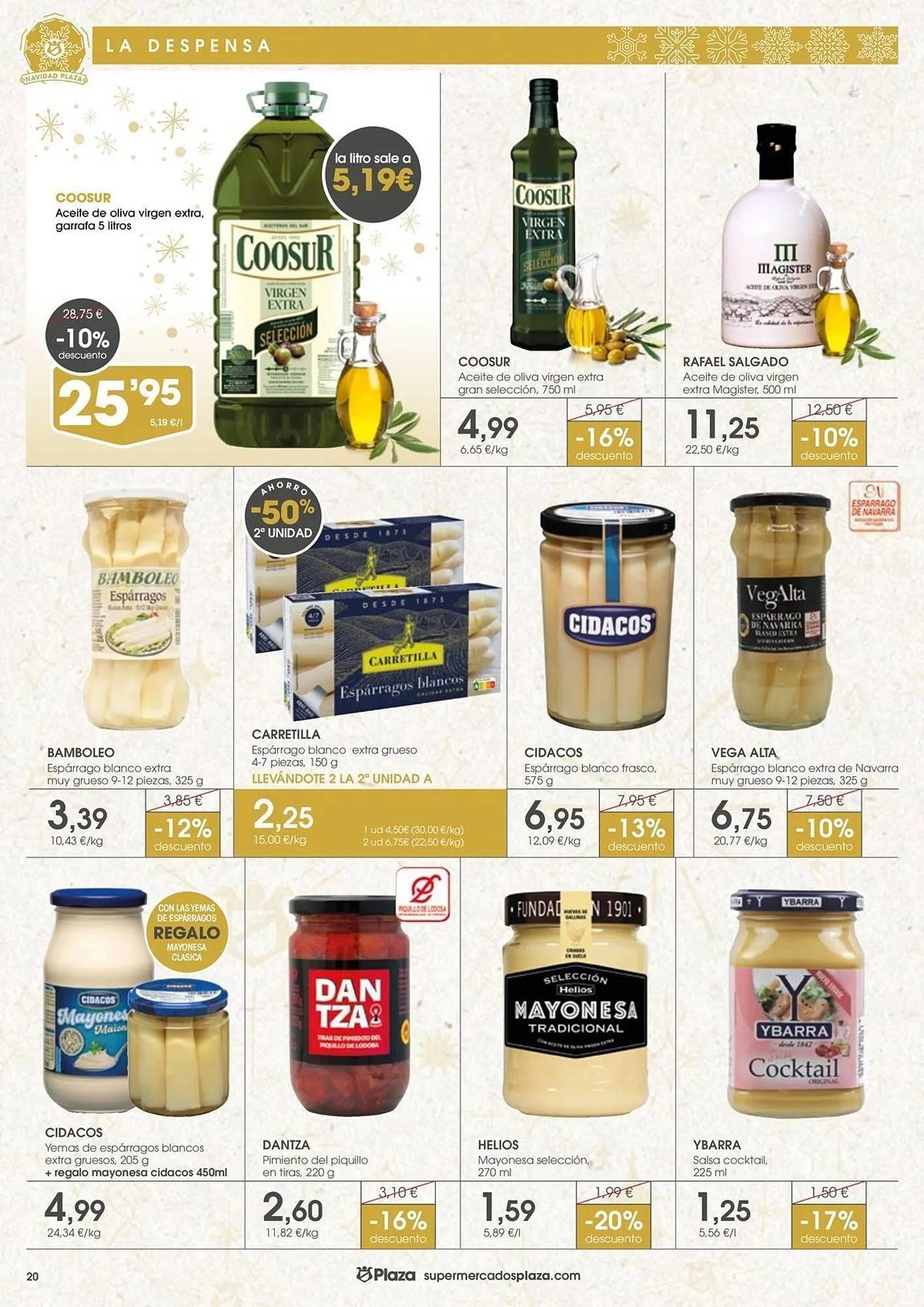Catálogo de Folleto Supermercados Plaza 18 de diciembre al 7 de enero 2026 - Página 20