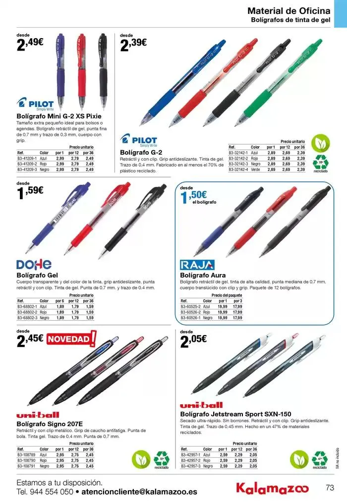 Catálogo de Staples Kalamazoo Catálogo General 9 de enero al 30 de septiembre 2025 - Página 73