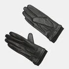 Guante de mujer de piel con puño interno de lana