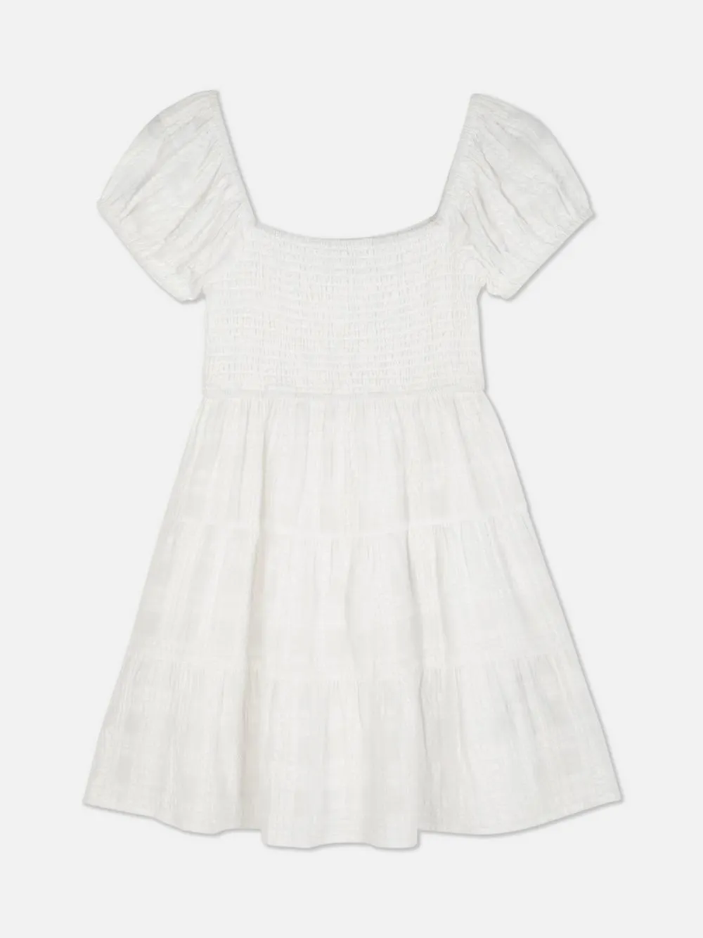 Vestido fruncido a capas