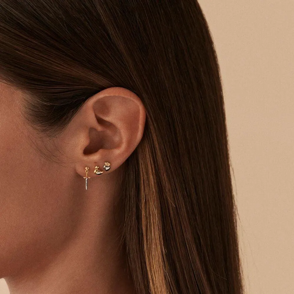 Piercing mini MINI PATITO - Oro / Plata