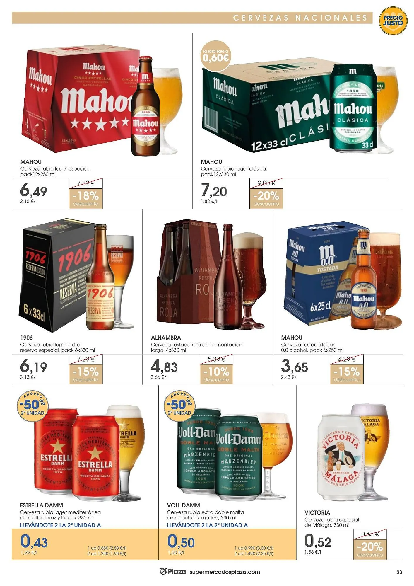 Catálogo de Folleto Supermercados Plaza 8 de mayo al 28 de mayo 2025 - Página 23