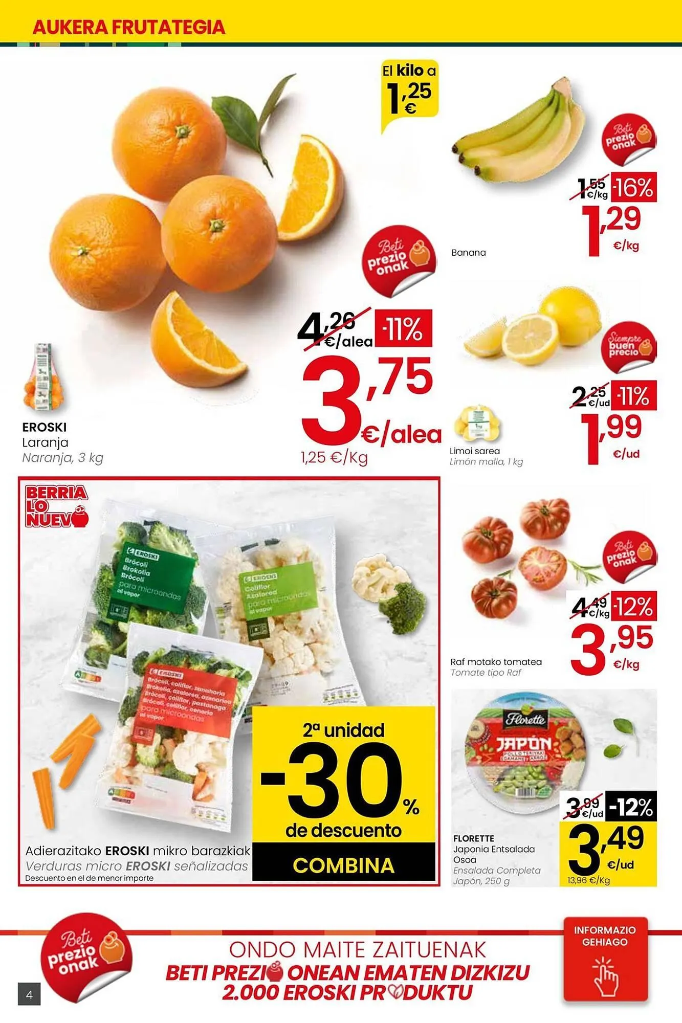 Catálogo de Folleto Eroski 15 de enero al 27 de enero 2026 - Página 4