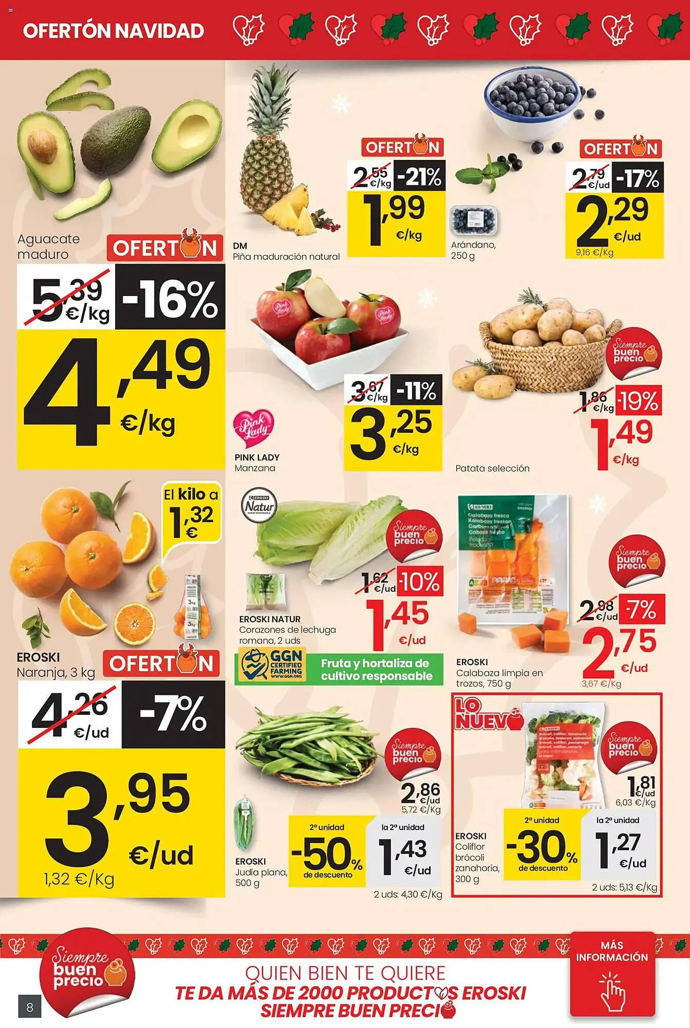 Catálogo de Folleto Eroski 27 de noviembre al 16 de diciembre 2025 - Página 8