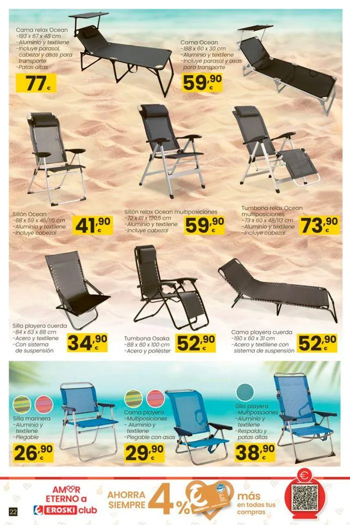 Catálogo de Terraza y Jardín EROSKI 3 de mayo al 29 de mayo 2024 - Página 22