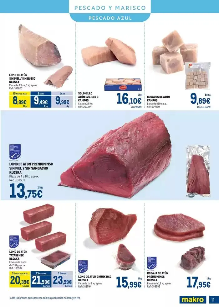 Catálogo de Especial Congelados Sur II 5 de mayo al 1 de junio 2025 - Página 11