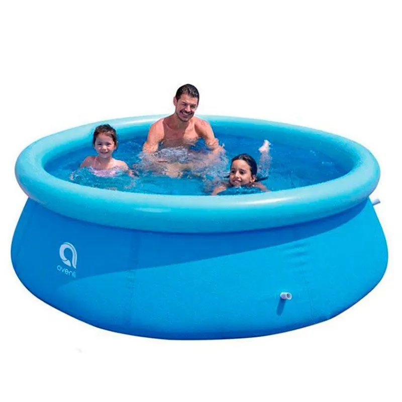 Piscina hinchable Avenli 2074L con depuradora de cartucho redonda azul Ø240x63 cm