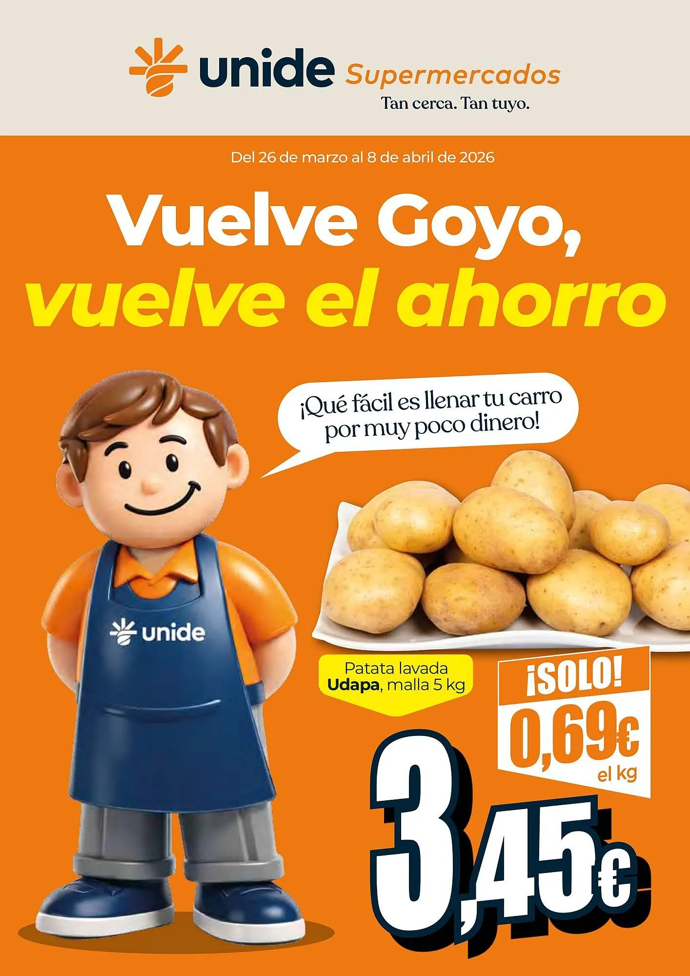 Catálogo de Folleto Unide Supermercados 26 de marzo al 8 de abril 2026 - Página 1