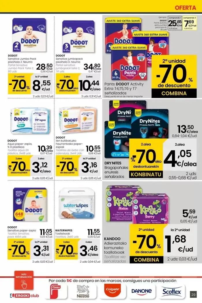 Catálogo de 2000 produktu baino gehiago, BETI PREZIO ONEAN EROSKI CENTER 30 de enero al 11 de febrero 2025 - Página 29