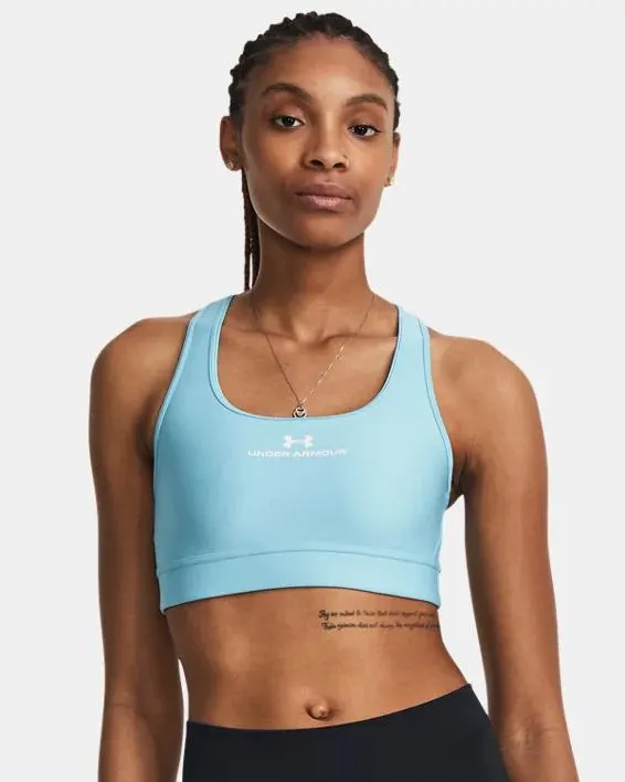 Sujetador deportivo de sujeción media estampado UA Evolved para mujer