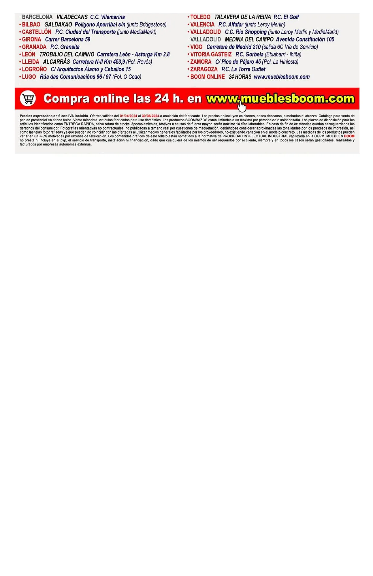 Catálogo de Folleto Muebles Boom 1 de abril al 30 de junio 2024 - Página 5