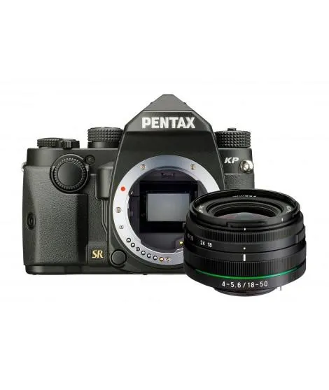 Pentax KP negra + 18-50mm RE WR