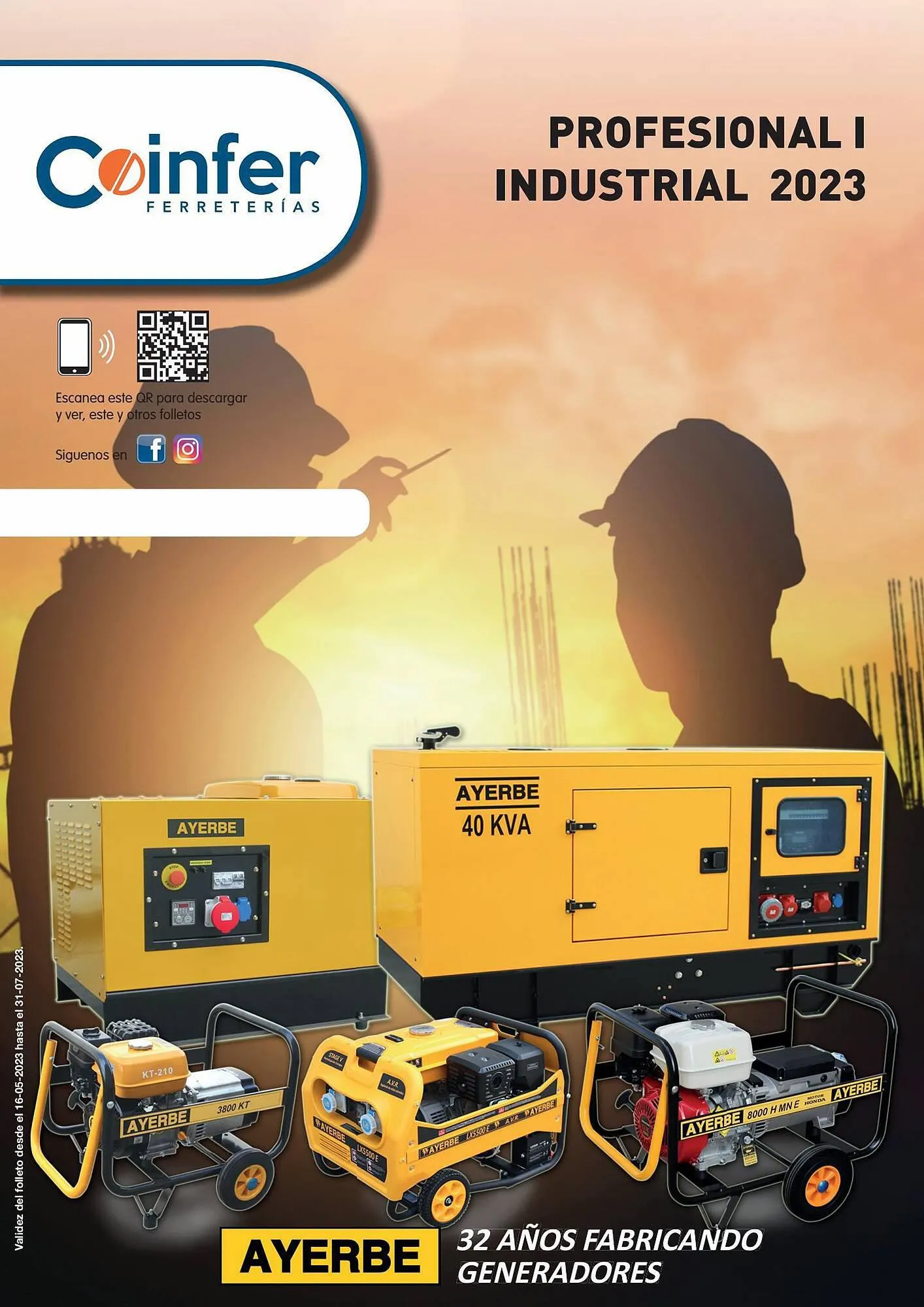 Catálogo de Folleto Coinfer 15 de mayo al 31 de julio 2023 - Página 1