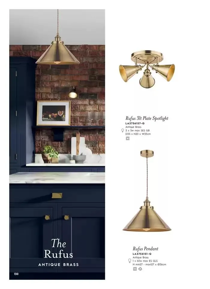 Catálogo de Lighting & Mirror Collection 12 de marzo al 31 de agosto 2025 - Página 132
