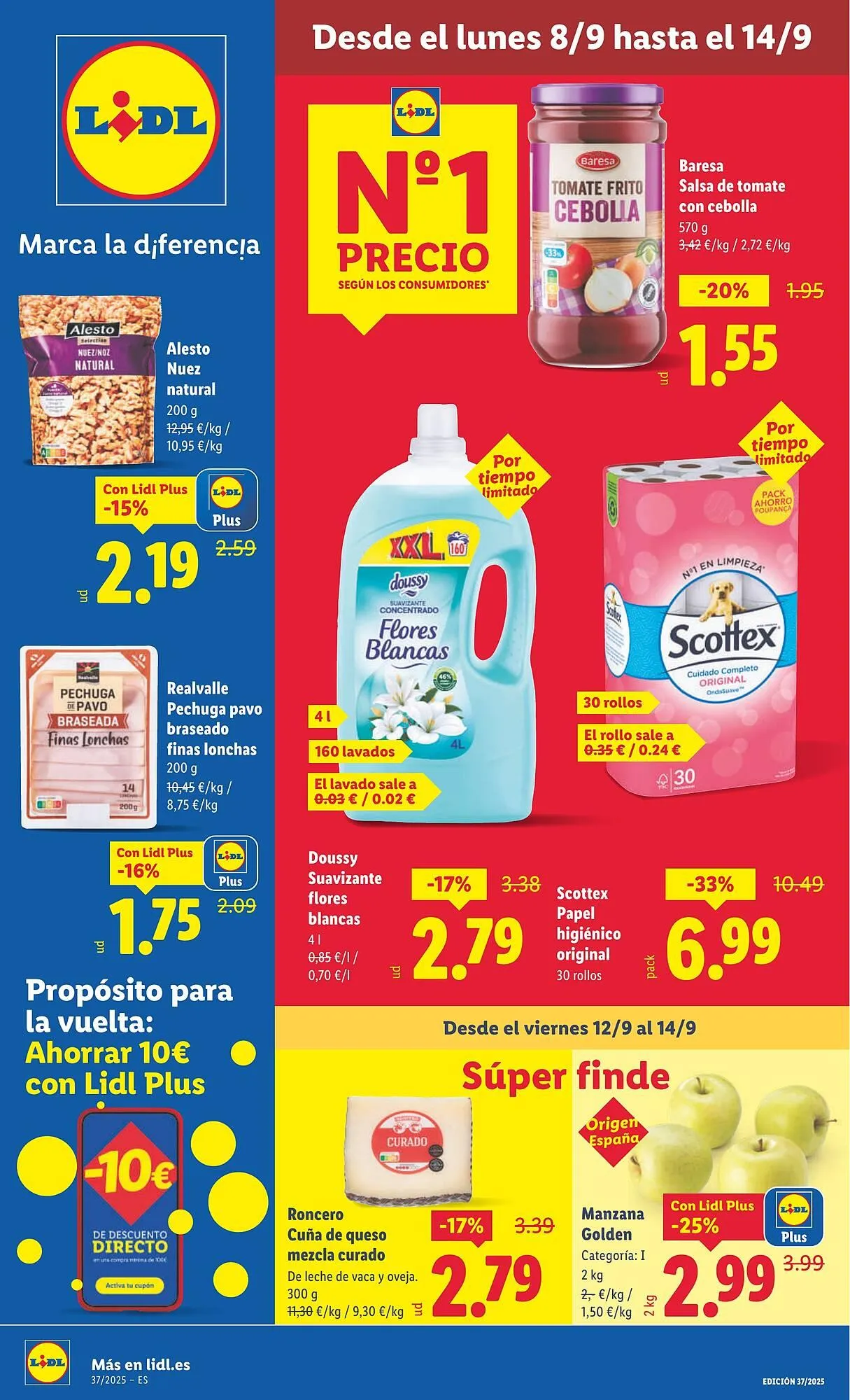 Catálogo de Folleto Lidl 8 de septiembre al 14 de septiembre 2025 - Página 1