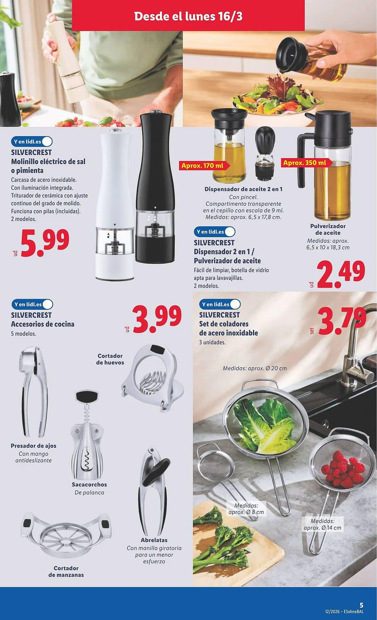 Catálogo de Catálogo Lidl 16 de marzo al 22 de marzo 2026 - Página 9