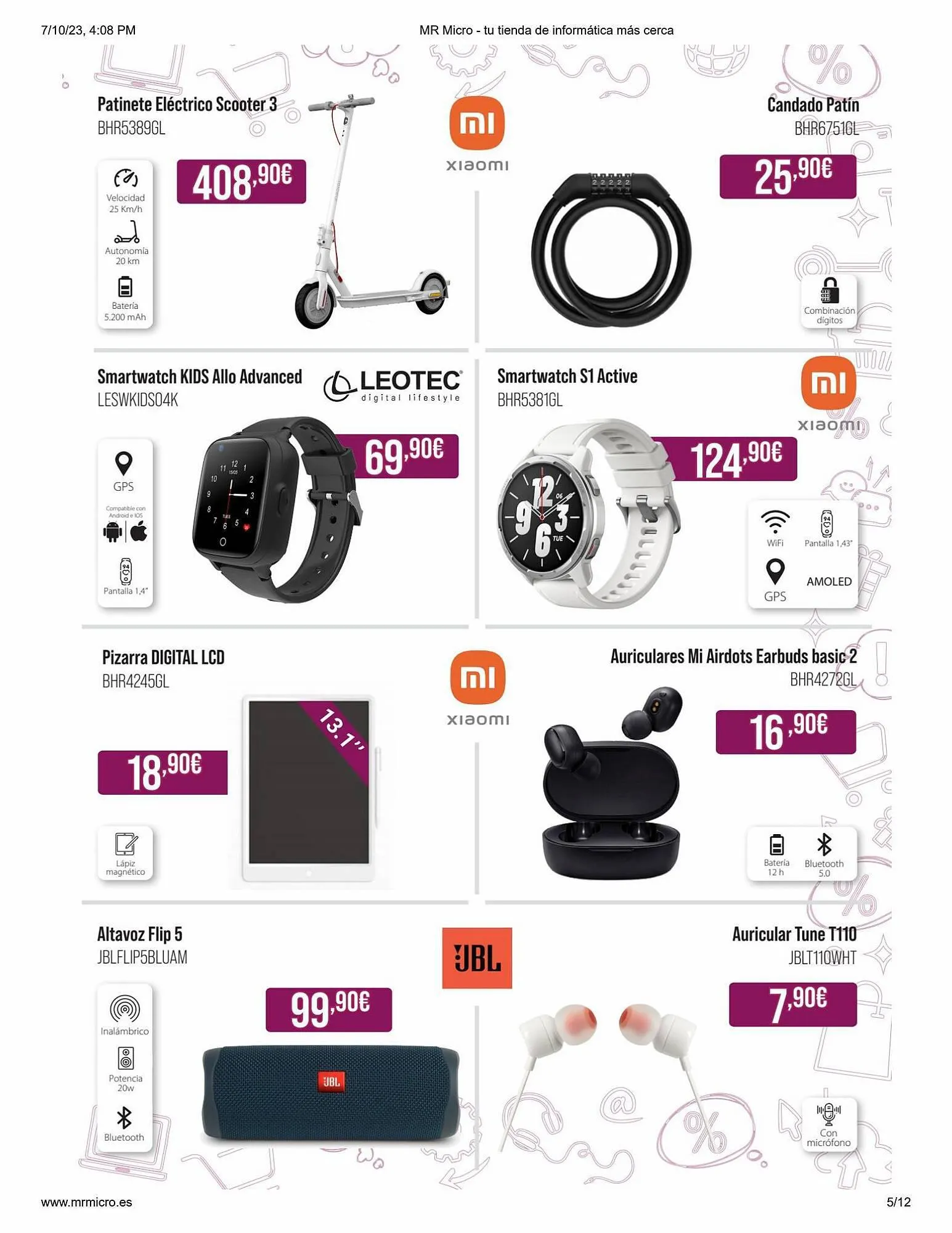Catálogo de Folleto MR Micro 10 de julio al 10 de septiembre 2023 - Página 5