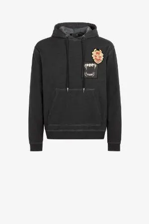 sudadera con capucha y aplique RC Monogram Crest