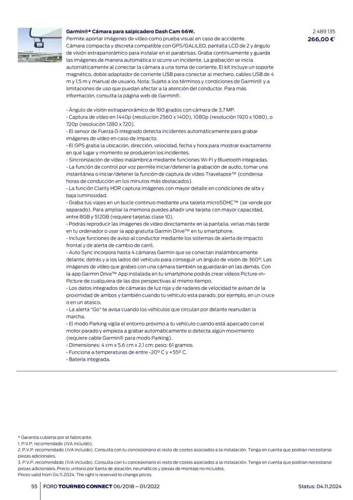 Catálogo de Ford de accesorios Tourneo Connect 13 de noviembre al 13 de noviembre 2025 - Página 55
