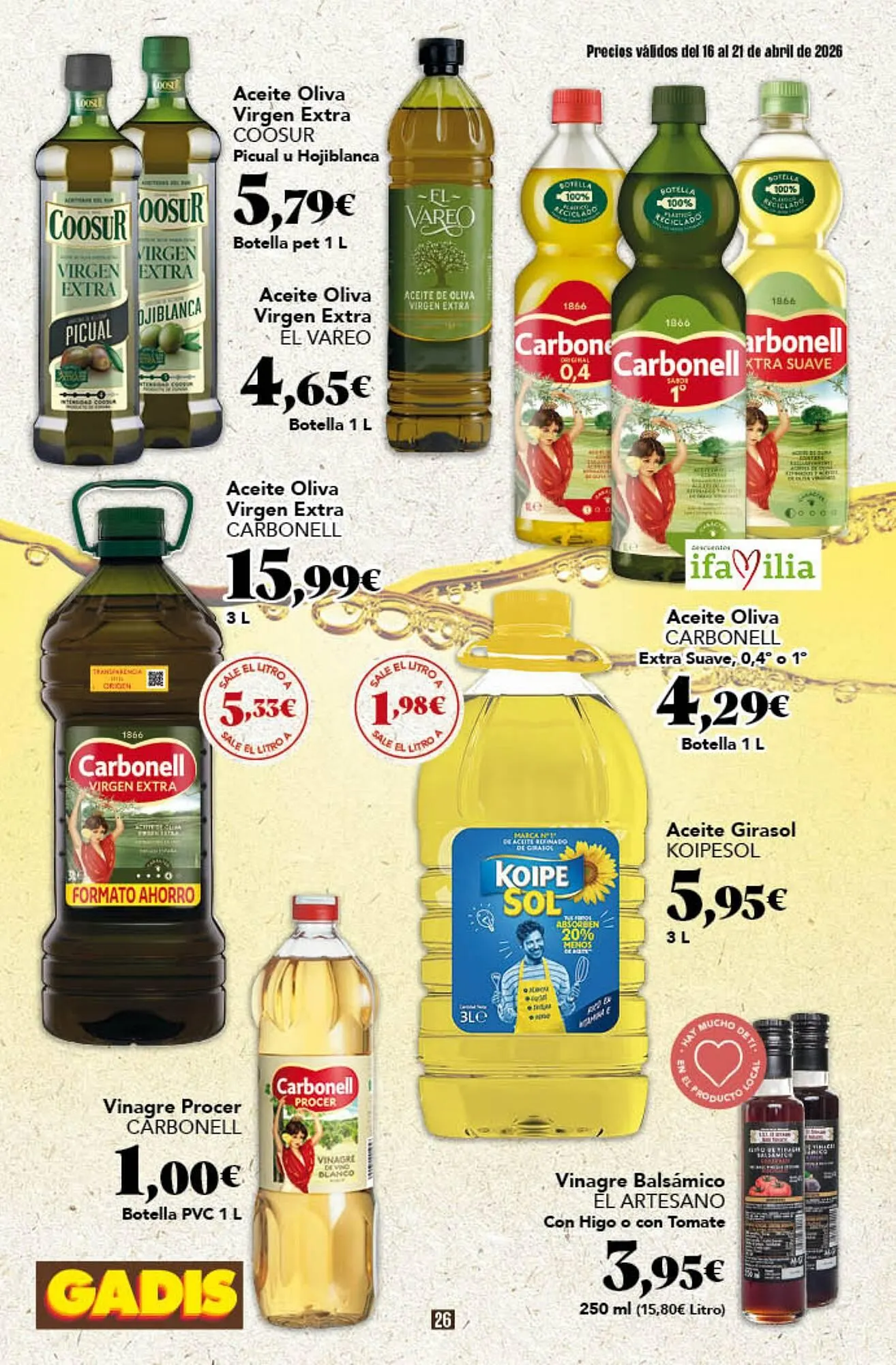 Catálogo de Folleto Gadis 16 de abril al 21 de abril 2026 - Página 26