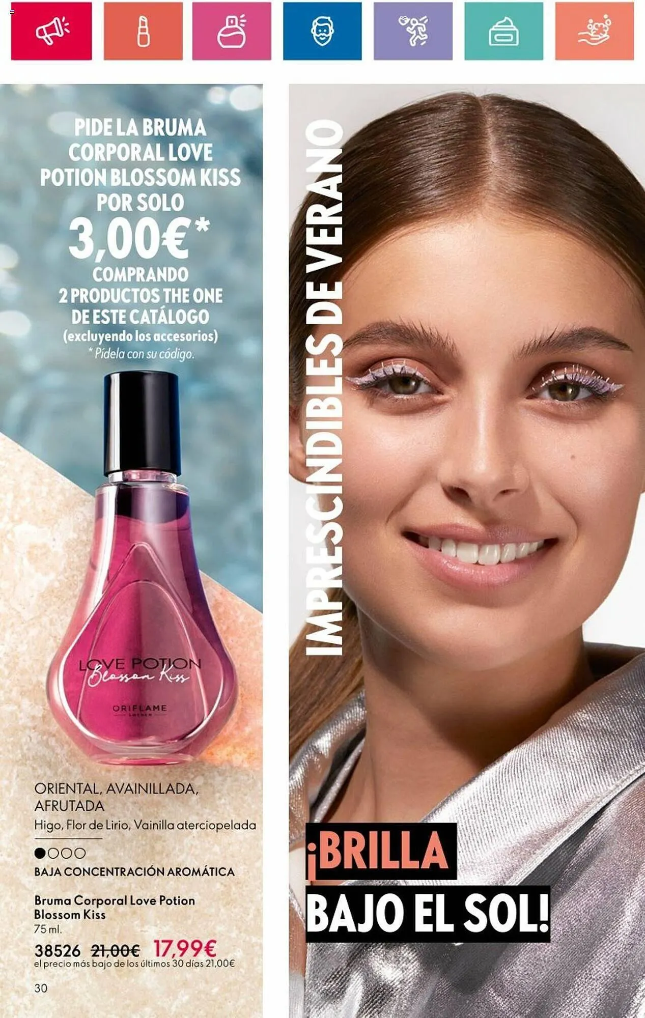 Catálogo de Folleto Oriflame 7 de mayo al 27 de mayo 2024 - Página 30