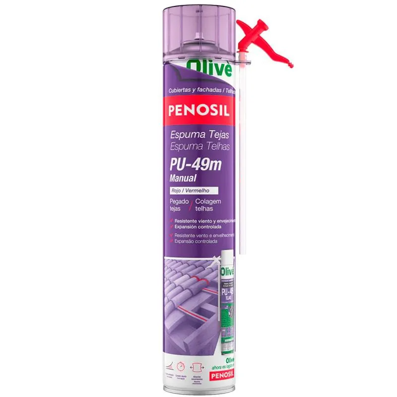 ESPUMA PENOSIL TEJAS ROJA A5960 750ml