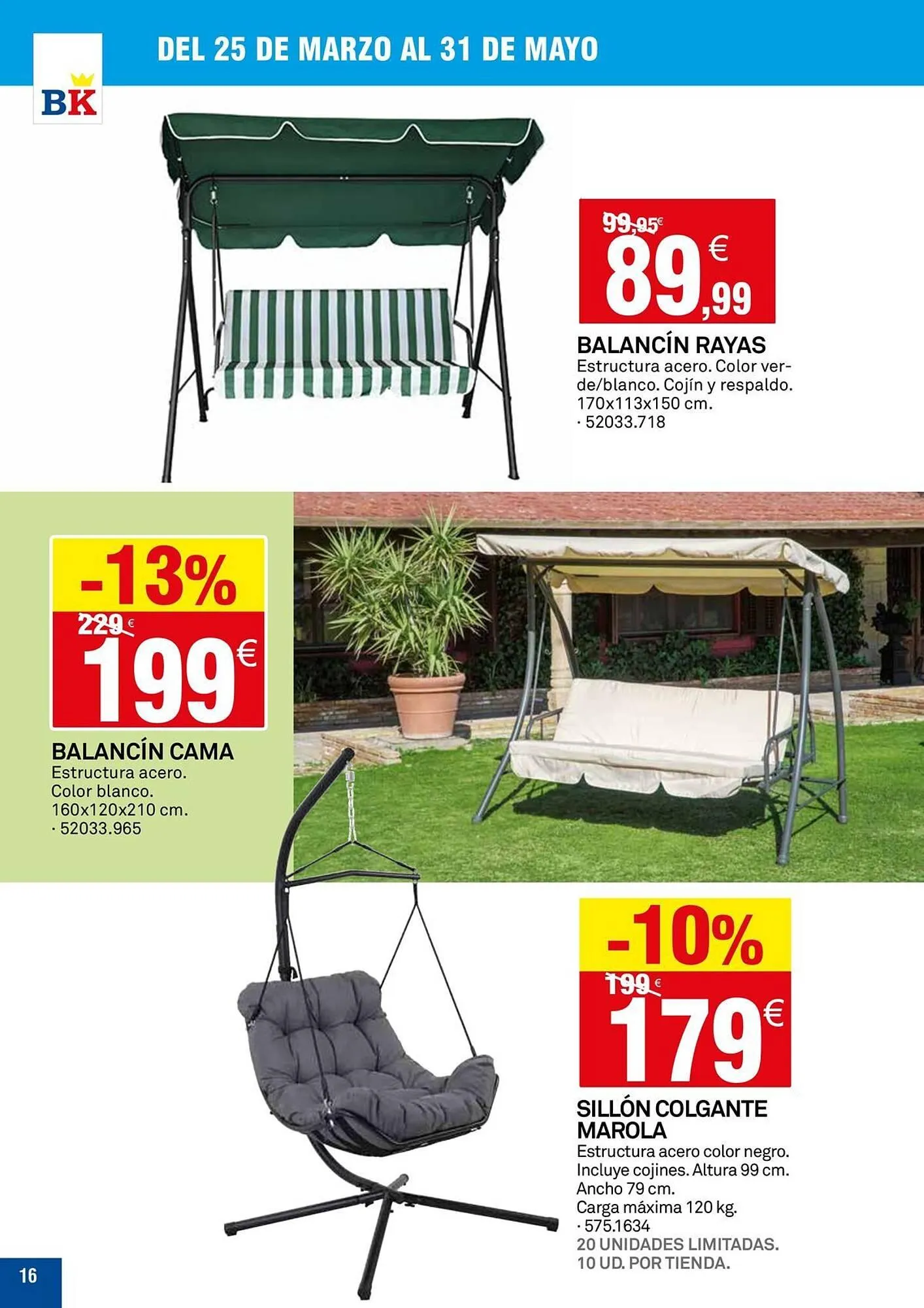 Catálogo de Catálogo Bricoking 25 de marzo al 31 de mayo 2026 - Página 16