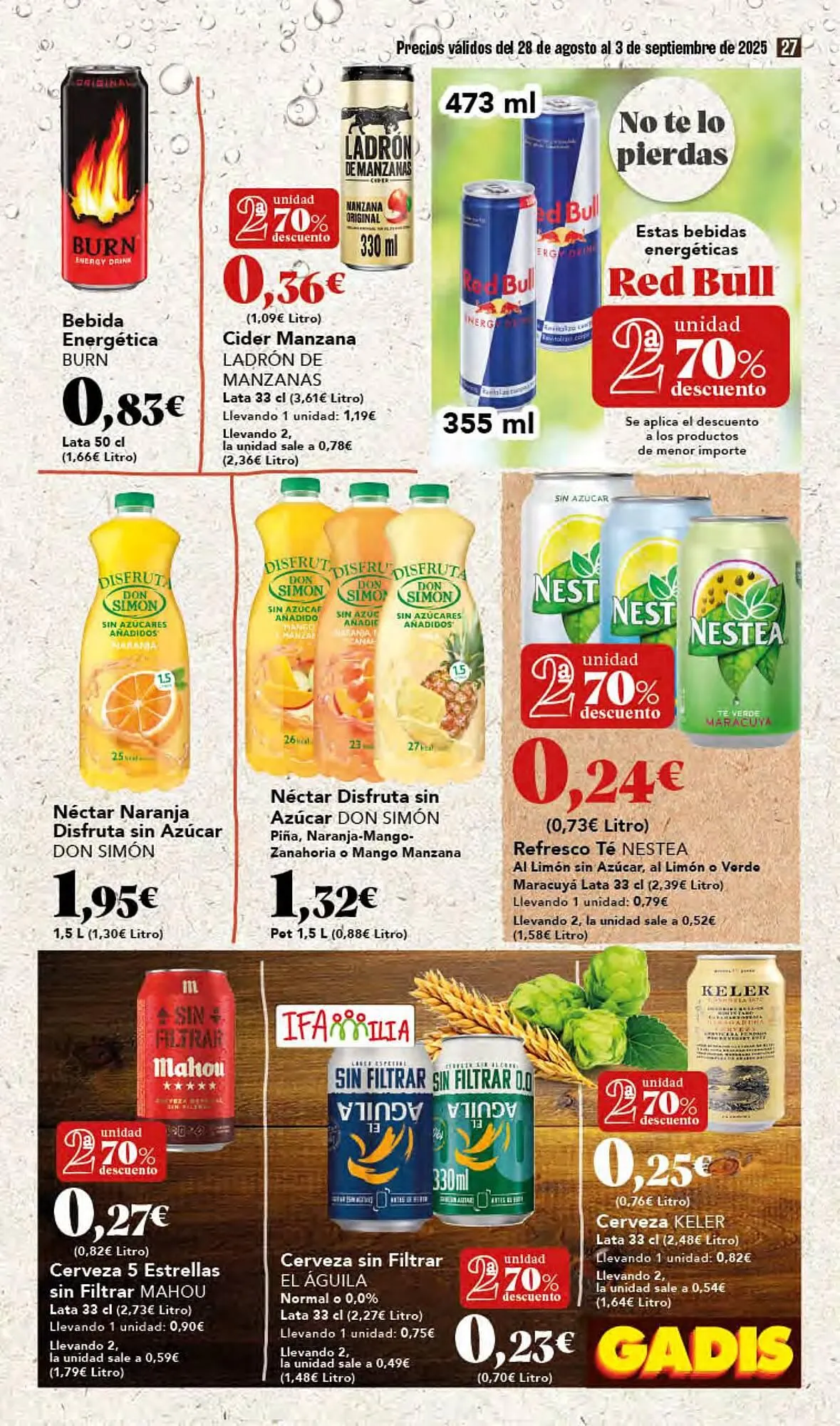 Catálogo de Folleto Gadis 28 de agosto al 3 de septiembre 2025 - Página 27