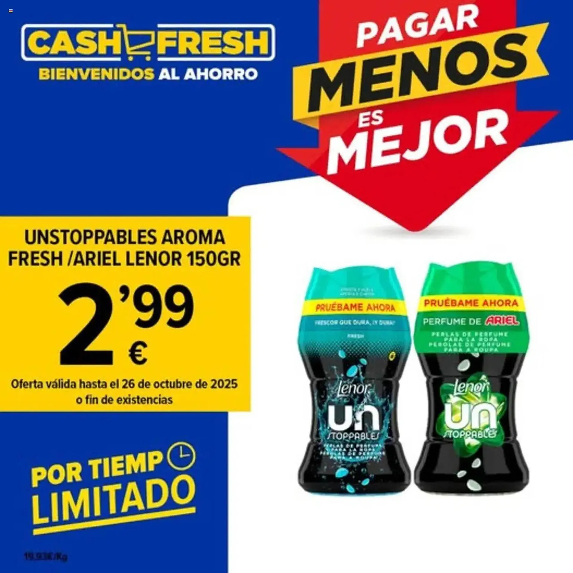 Catálogo de Folleto Cash Fresh 21 de octubre al 26 de octubre 2025 - Página 1