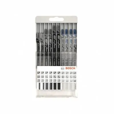 Maletín Xpro 10 hojas de sierra de calar - madera y metal