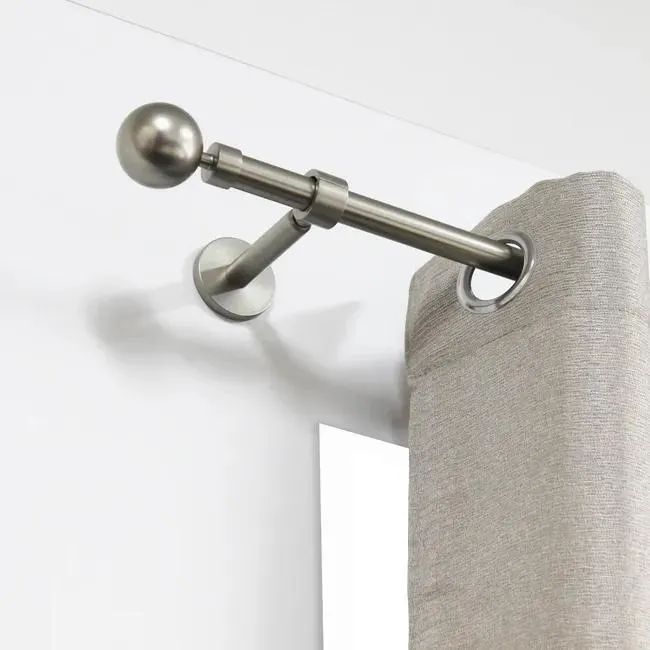 2 Soportes extensibles 11-16 cm D20 cromo mate INSPIRE