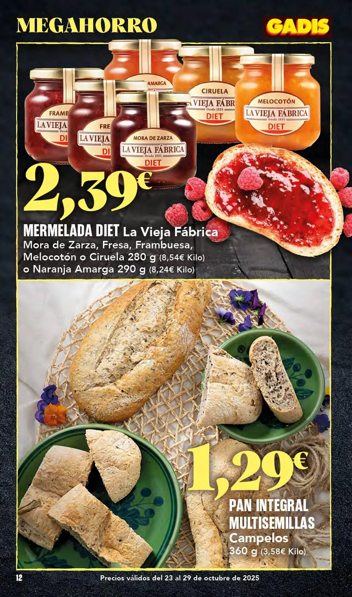 Catálogo de Folleto Gadis 23 de octubre al 29 de octubre 2025 - Página 12