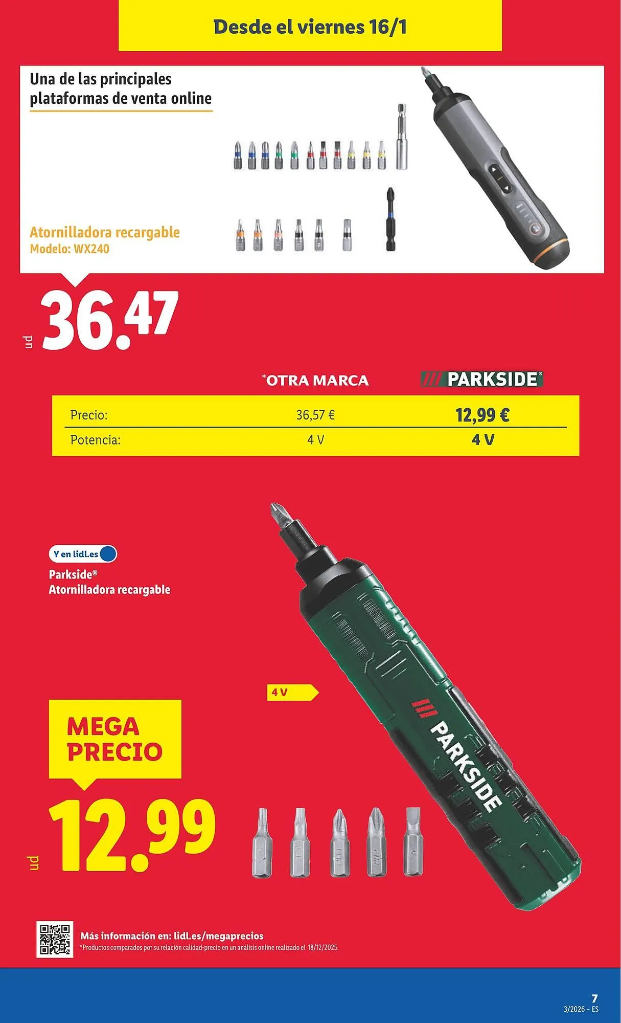 Catálogo de Catálogo Lidl 12 de enero al 18 de enero 2026 - Página 15