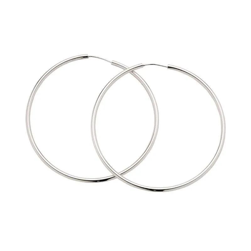 Pendientes aro básico plata