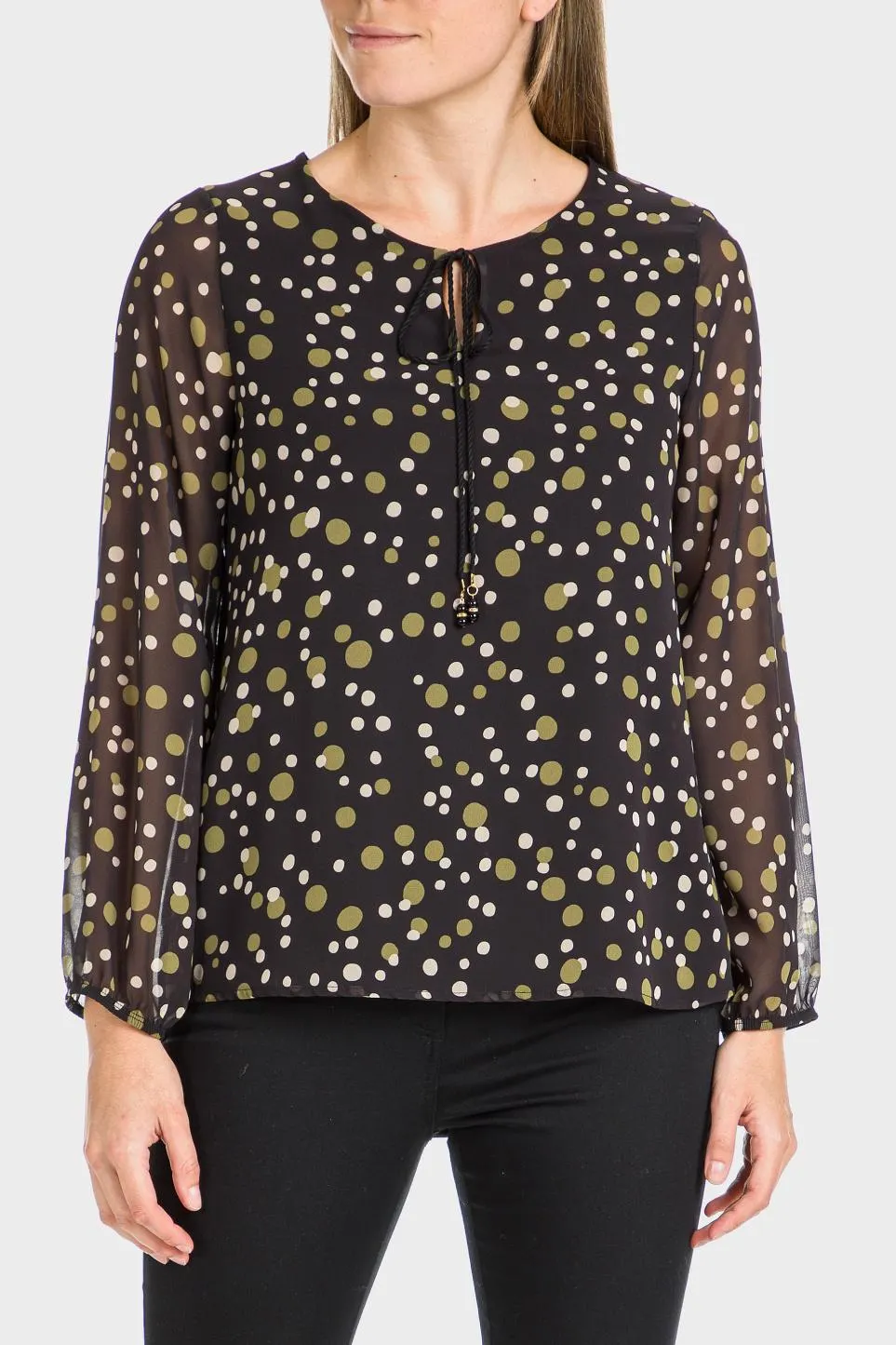 Blouse imprimé pois