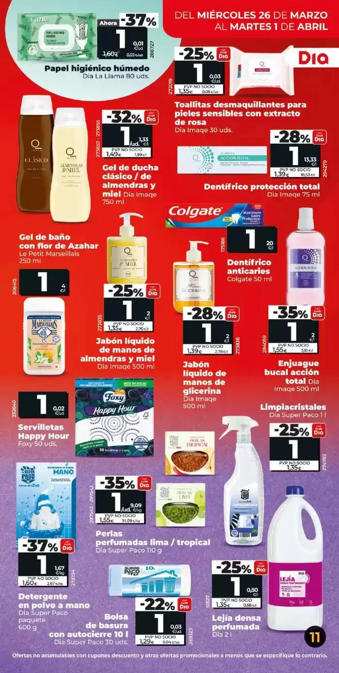 Catálogo de Más de 100 productos a 1€ del 26/03 al 01/04  26 de marzo al 1 de abril 2025 - Página 11