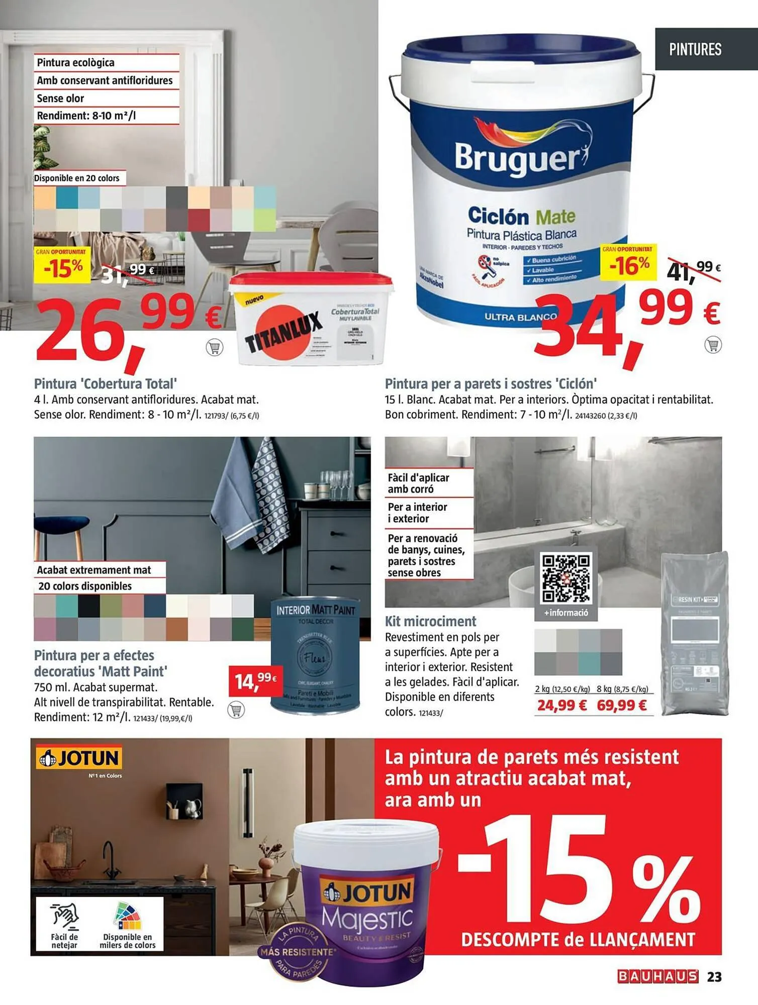 Catálogo de Folleto Bauhaus 30 de noviembre al 31 de diciembre 2023 - Página 23