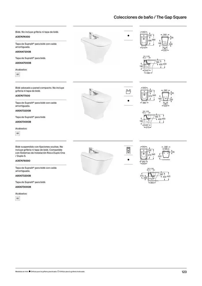 Catálogo de Colecciones de Baño, Muebles y Accesorios 9 de enero al 31 de diciembre 2025 - Página 125