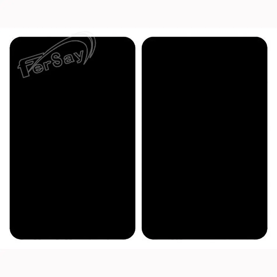 Cubre encimera de vidrio en negro