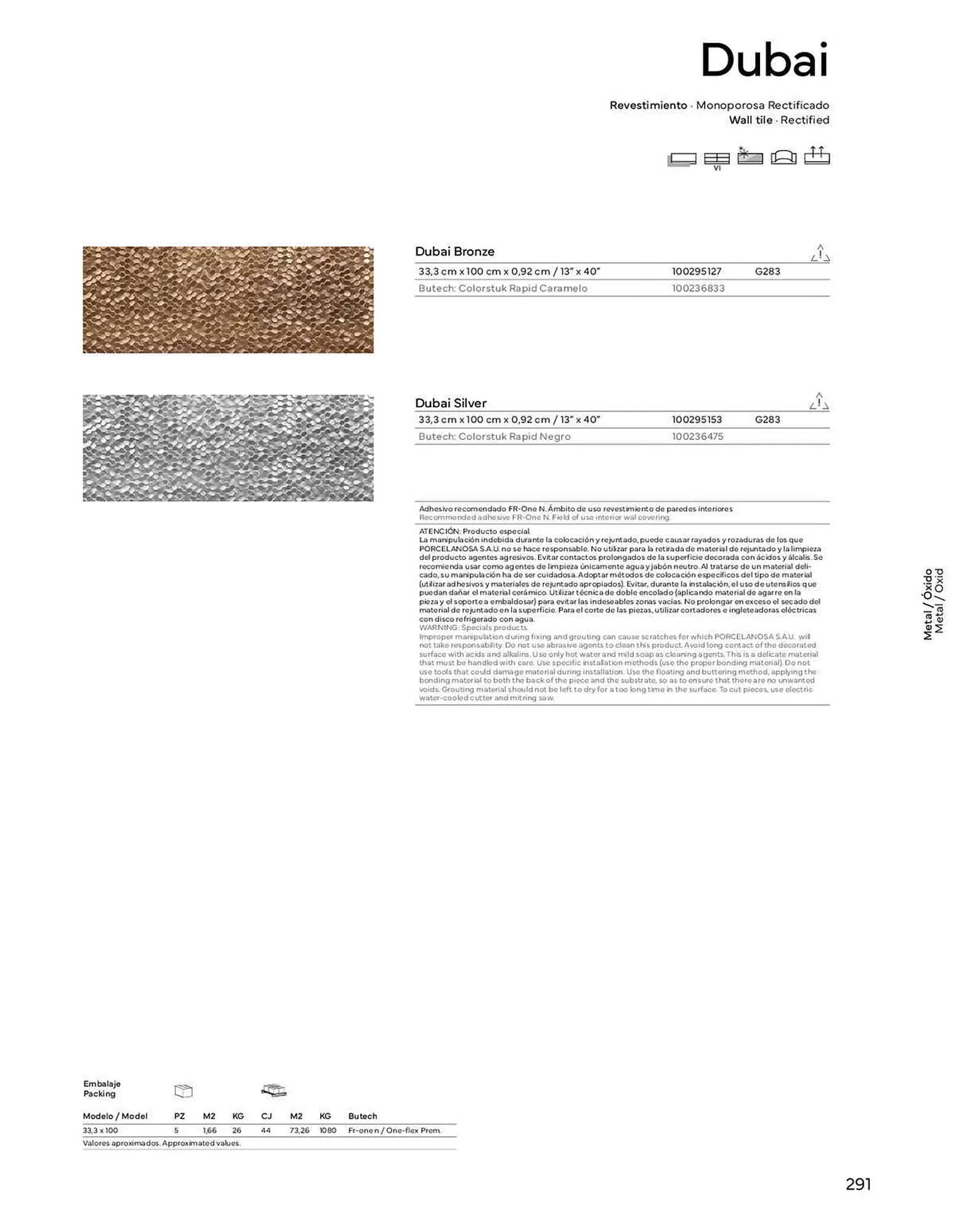 Catálogo de Folleto Porcelanosa 4 de enero al 1 de enero 2024 - Página 293