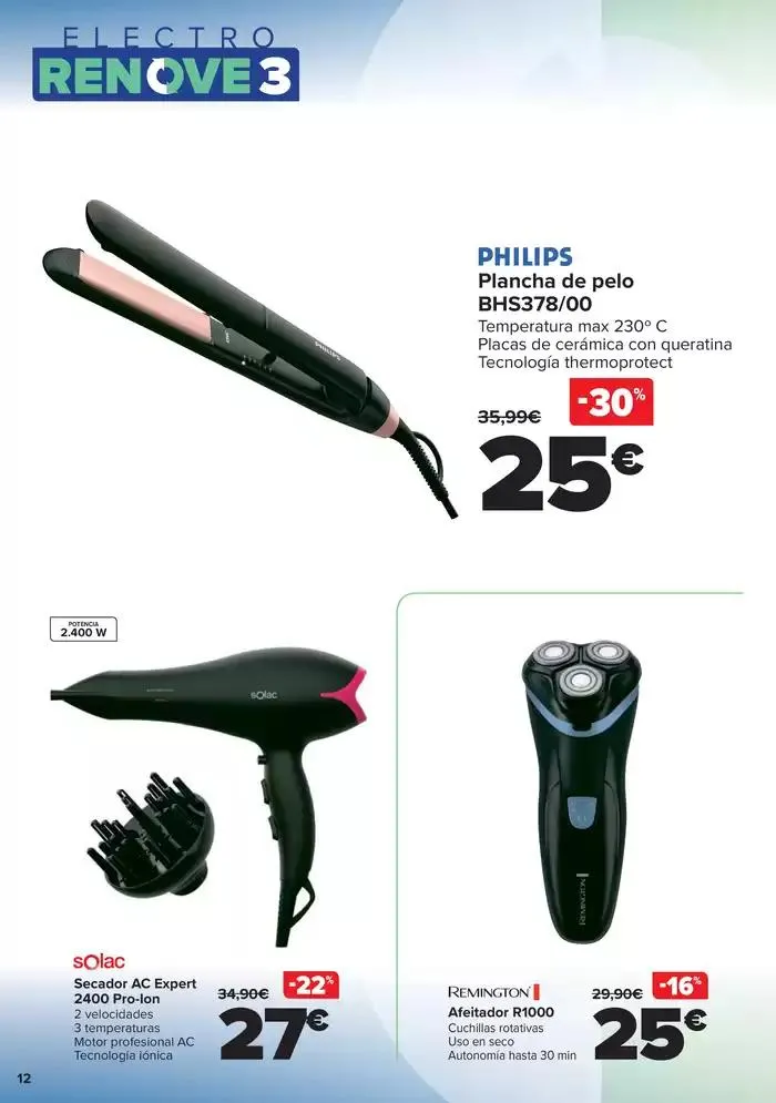 Catálogo de ELECTRO RENOVE 3 25 de marzo al 9 de abril 2025 - Página 12