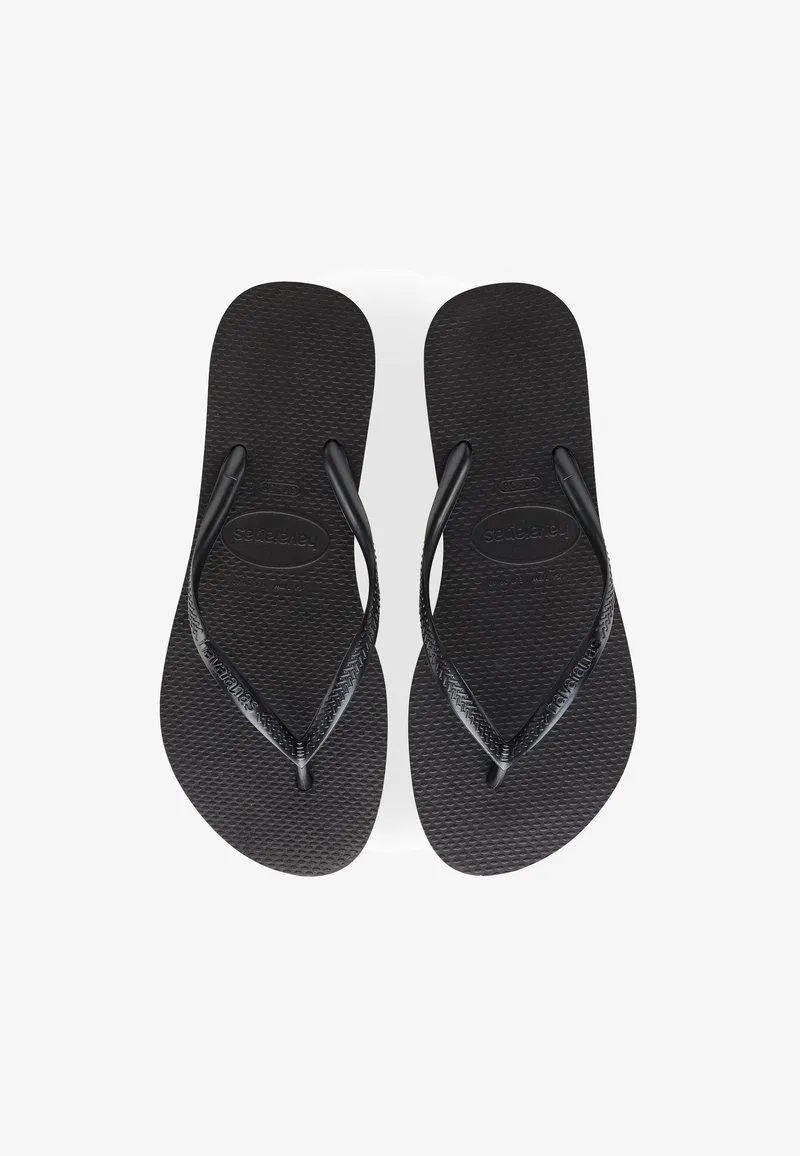 SLIM - Sandalias de dedo - black