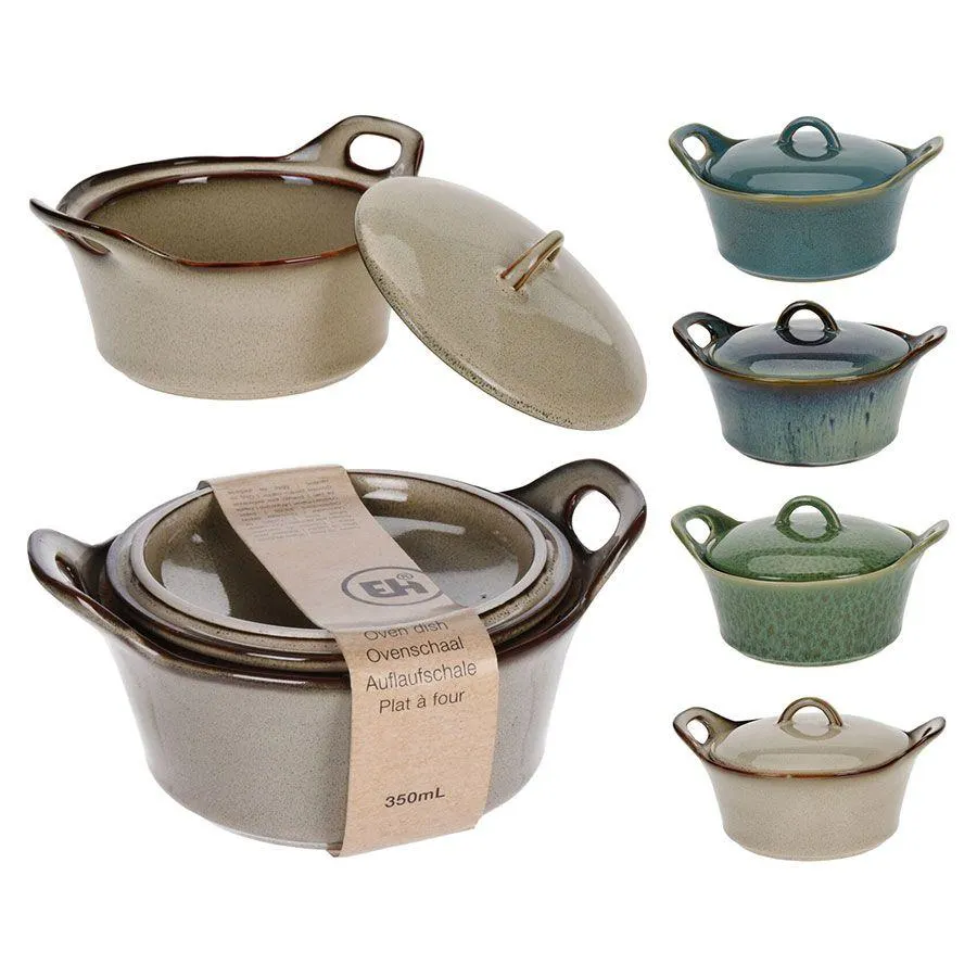 Cazuela barro 17 cm surtido Koopman