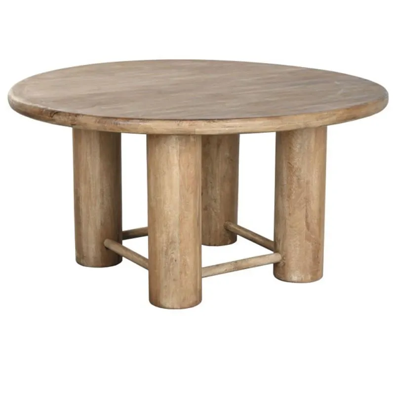 Round mango dining table Ø150cm