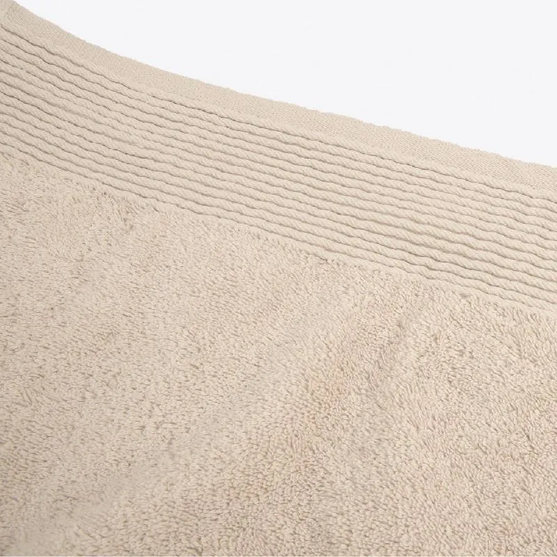 Set 4 Toallas Algodón Peinado - Basic LM Crudo