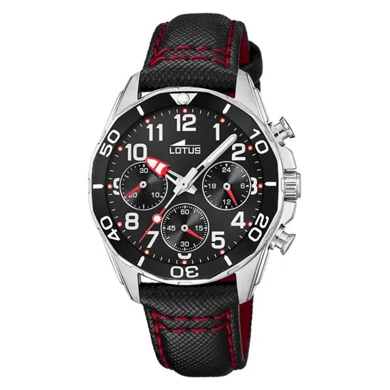 RELOJ INFANTIL LOTUS JUNIOR CON ESFERA NEGRA 18859/2