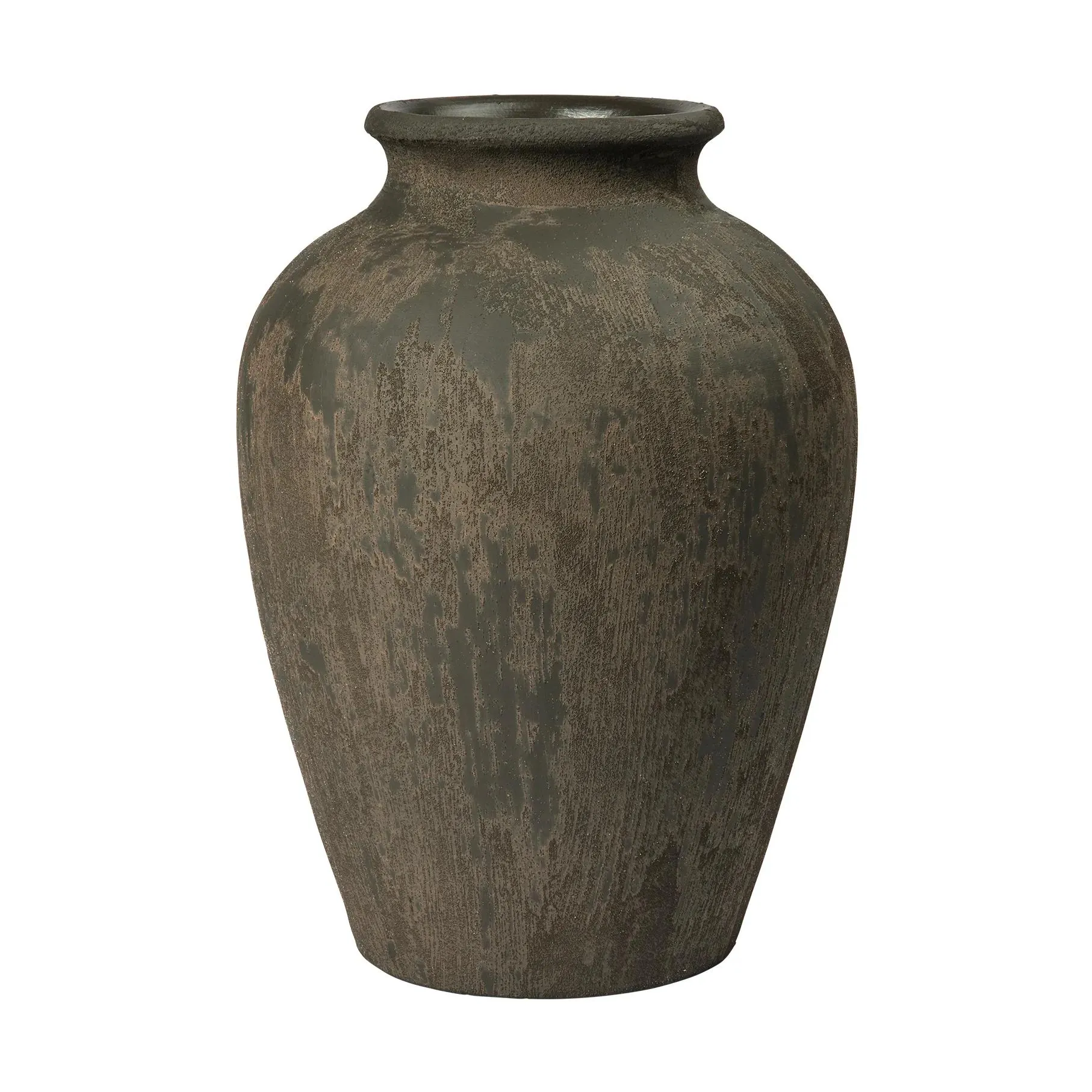 Uma vase Rustic dark brown, 40 cm