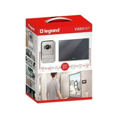 Kit Videoportero LEGRAND 369220 2Hilos con monitor espejo 7
