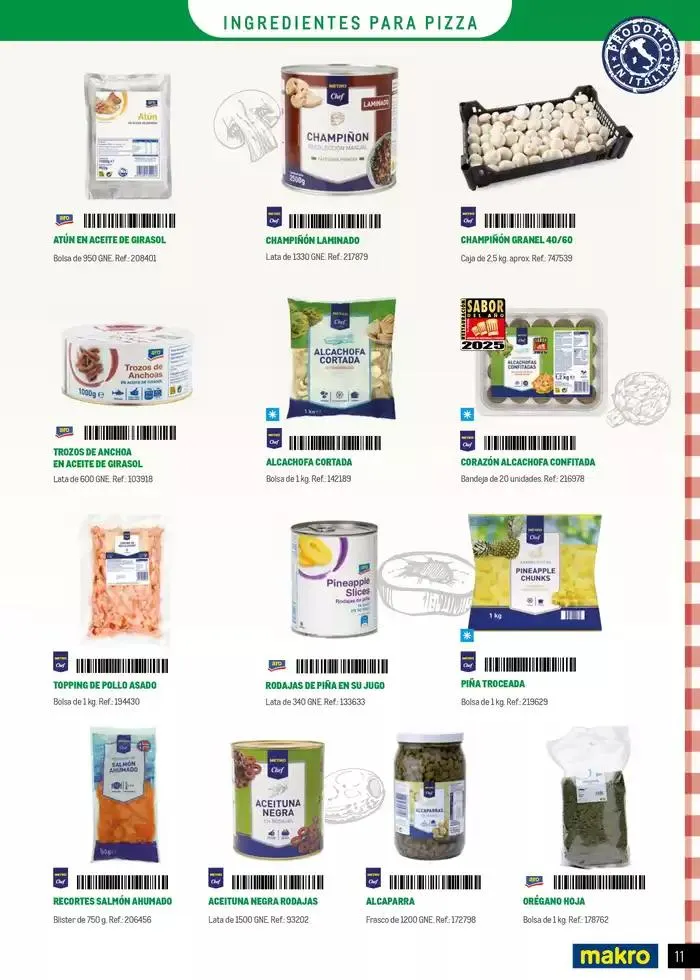 Catálogo de Restaurantes Italianos 2 de mayo al 31 de diciembre 2025 - Página 11