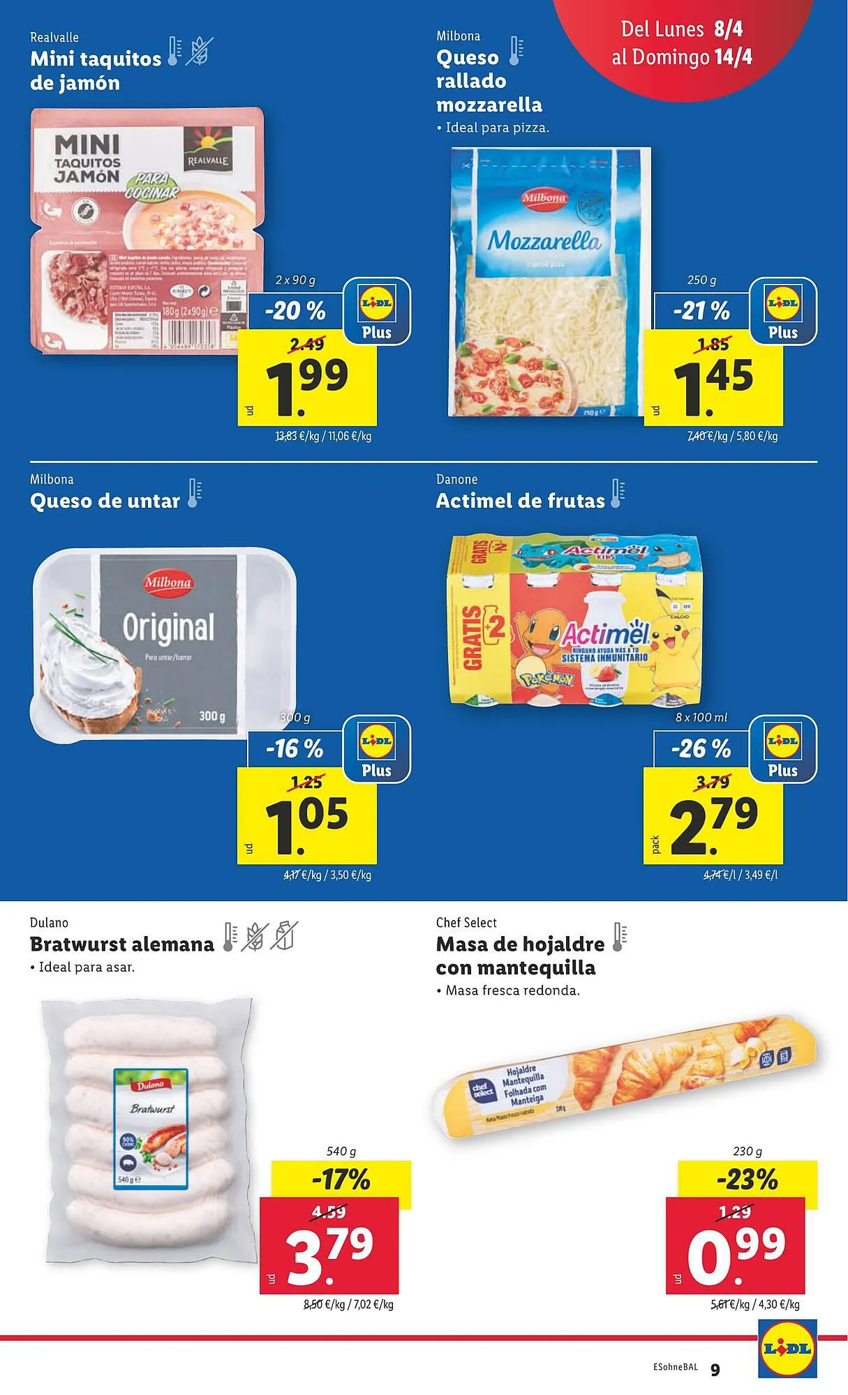 Catálogo de Folleto inLidl 8 de abril al 14 de abril 2024 - Página 9
